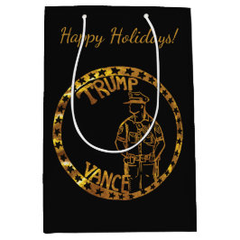 トランプ2024 ミディアムペーパーバッグ