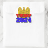 トランプ2024 ラウンドシール (バッグ)