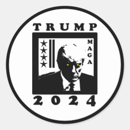 トランプ2024 ラウンドシール