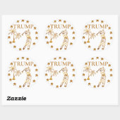 トランプ2024 ラウンドシール (シート)
