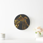 トランプ2024 ラウンド壁時計 (ホーム)