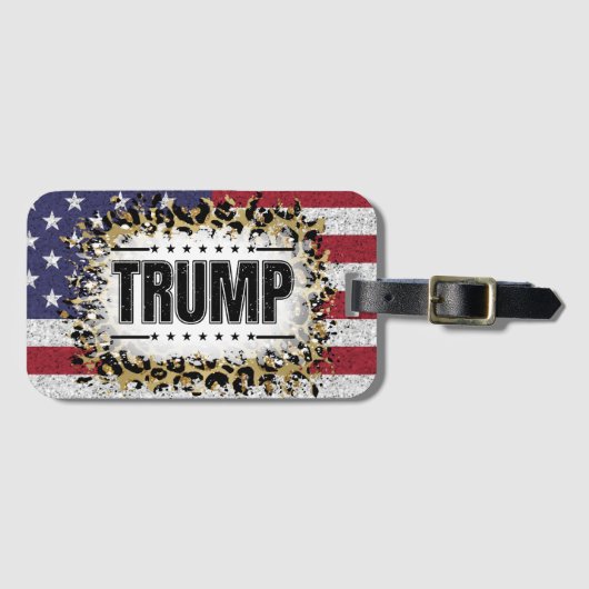 トランプ2024 ラゲッジタグ (正面横)