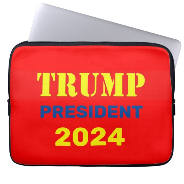 トランプ2024 ラップトップスリーブ (正面)