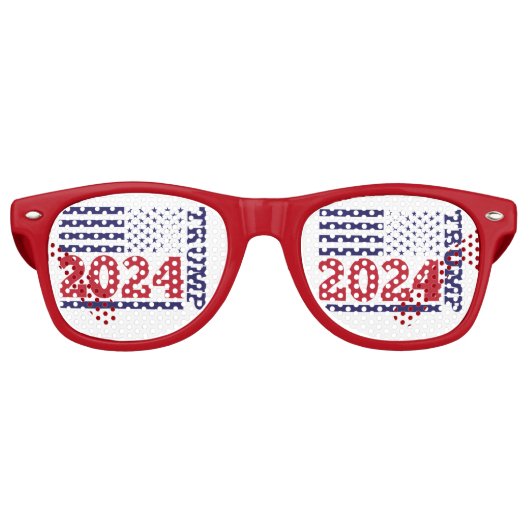 トランプ2024 レトロサングラス (正面)