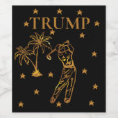 トランプ2024 ワインラベル (シングルラベル)