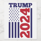 トランプ2024 ワインラベル (シングルラベル)