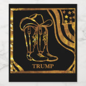 トランプ2024 ワインラベル (シングルラベル)
