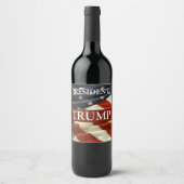 トランプ2024 ワインラベル (正面)