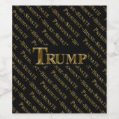 トランプ2024 ワインラベル (シングルラベル)