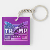 トランプ2024 ワシと共に キーホルダー (裏面)