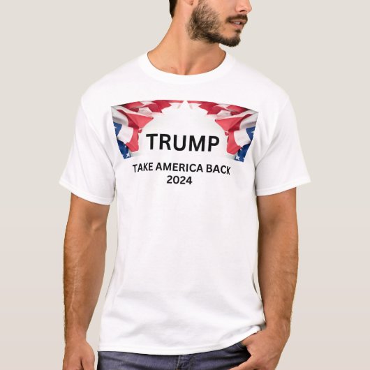 トランプ2024：一緒に強い Tシャツ (正面)