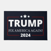 トランプ2024 |再びアメリカを修正 ドアマット (正面)