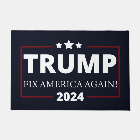 トランプ2024 |再びアメリカを修正 ドアマット (正面)
