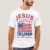 トランプ2024：再びアメリカを素晴らし作る Tシャツ (正面)
