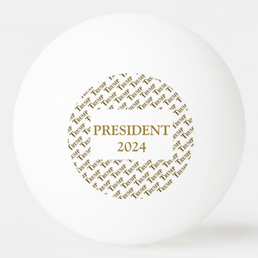 トランプ2024 卓球ボール (正面)