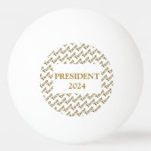 トランプ2024 卓球ボール (裏面)