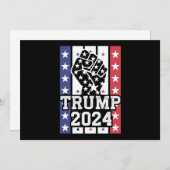 トランプ2024 反抗的ヒルビリー J.D. ヴァンス 2024 招待状 (正面/裏面)