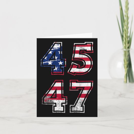 トランプ2024 大統領に カード (正面)