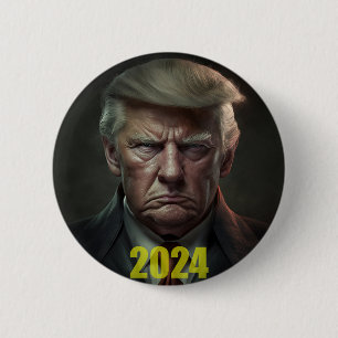 トランプ2024：復讐ツアーは正方形のステッカーを開始 缶バッジ