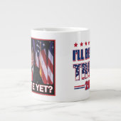 トランプ2024 -恋しく思まだ私 ジャンボコーヒーマグカップ (正面)