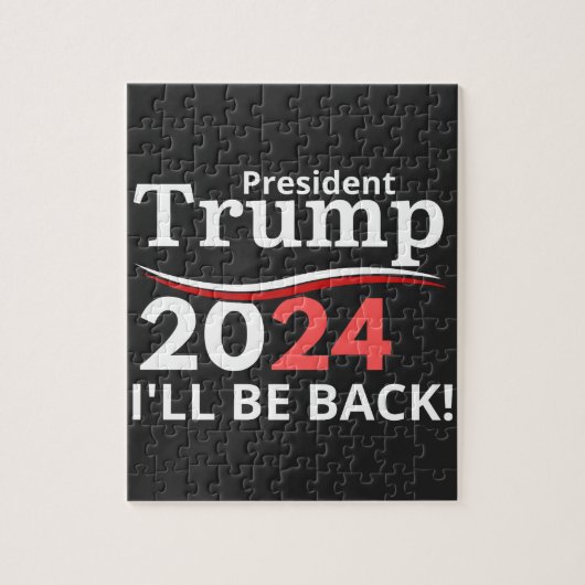 トランプ2024 – 戻ってくる！ ジグソーパズル (縦)