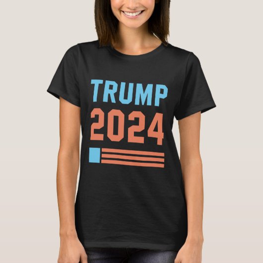 トランプ2024 – 政治ギフトおもしろい Tシャツ (正面)