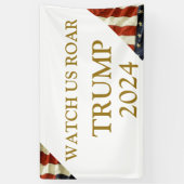 トランプ2024 横断幕 (縦)