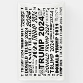 トランプ2024 横断幕 (縦)