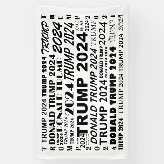 トランプ2024 横断幕 (縦)