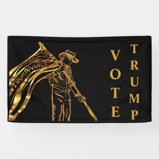 トランプ2024 横断幕 (横)