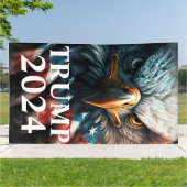 トランプ2024 横断幕 (外側)