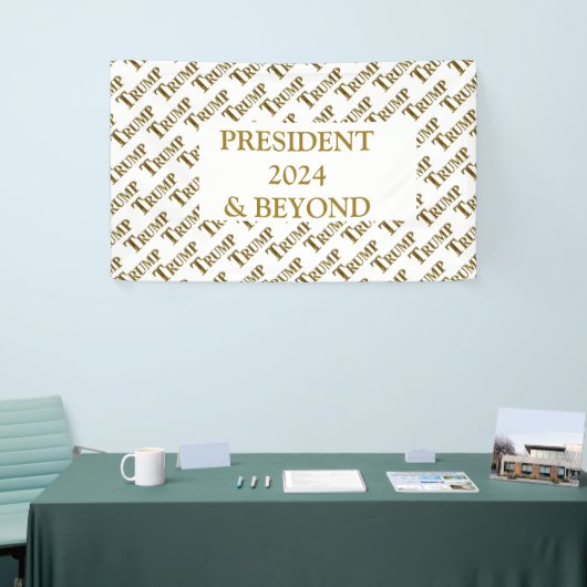 トランプ2024 横断幕 (トレードショー)