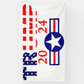トランプ2024 横断幕 (縦)