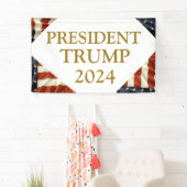 トランプ2024 横断幕 (インサイチュ)