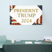 トランプ2024 横断幕 (トレードショー)