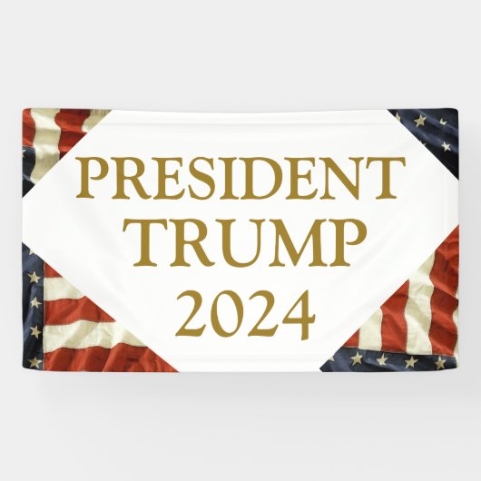 トランプ2024 横断幕 (横)