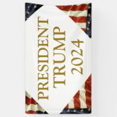 トランプ2024 横断幕 (縦)