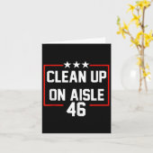 トランプ2024 清潔な政治を アイル46 反バイデン カード (黄色い花)