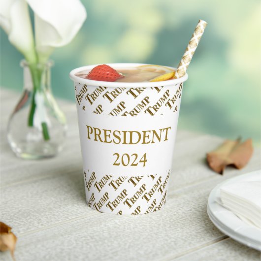 トランプ2024 紙コップ (インサイチュ)