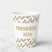 トランプ2024 紙コップ (裏面)