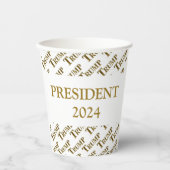 トランプ2024 紙コップ (正面)