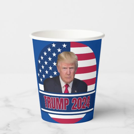 トランプ2024 紙コップ (裏面)