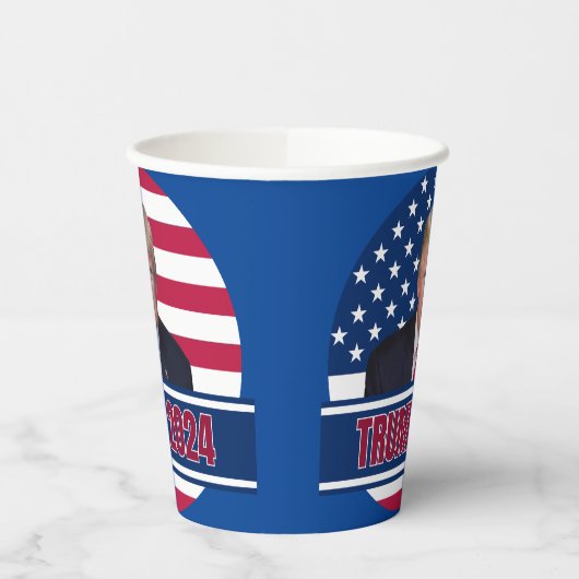 トランプ2024 紙コップ (左)