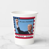 トランプ2024 紙コップ (正面)