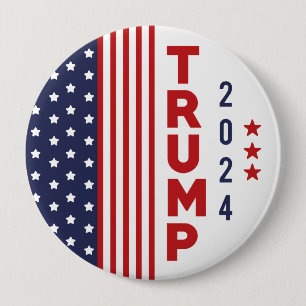 トランプ2024 缶バッジ