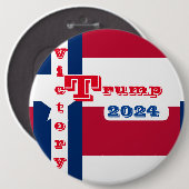 トランプ2024 缶バッジ (正面&裏面)