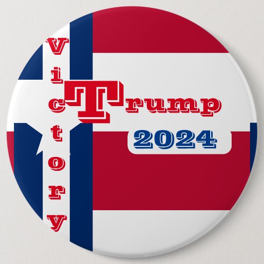 トランプ2024 缶バッジ (正面)