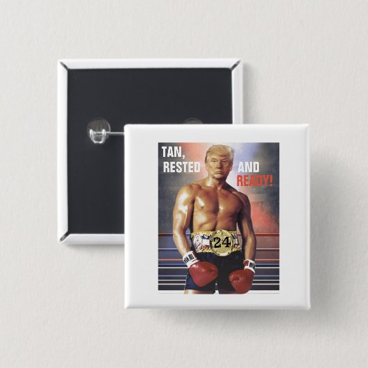 トランプ2024 缶バッジ (正面&裏面)