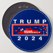 トランプ2024 缶バッジ (正面&裏面)