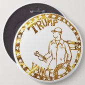 トランプ2024 缶バッジ (正面&裏面)